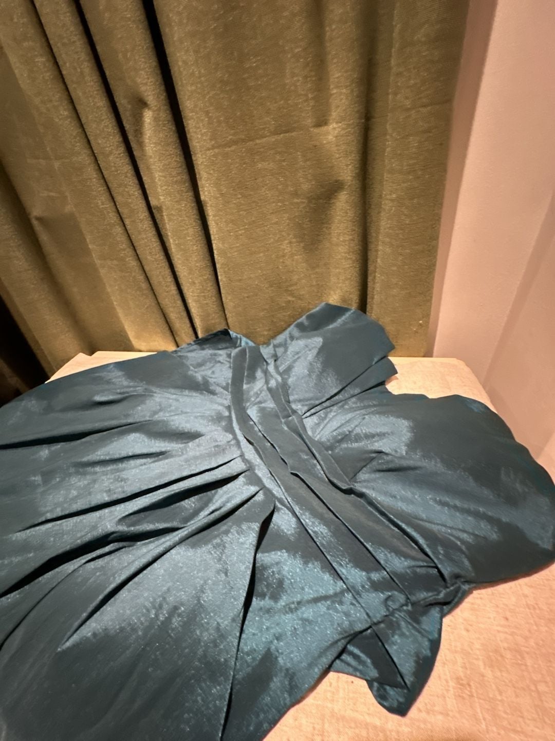 Wishes W Wishes Strapless Bubble Dress Size 20 Teal Metallic Cocktail 2