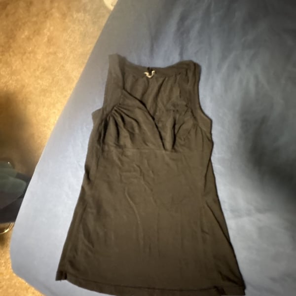 Express Tank Top Size S Black Surplice Neck Sleeveless