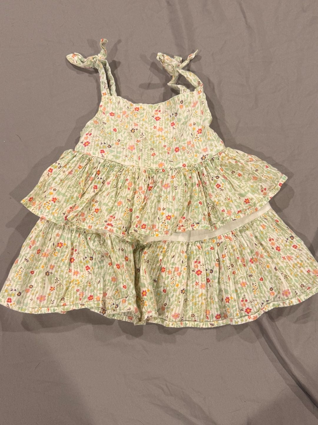 Pippa & Julie Floral Tiered Dress Size 2T 2