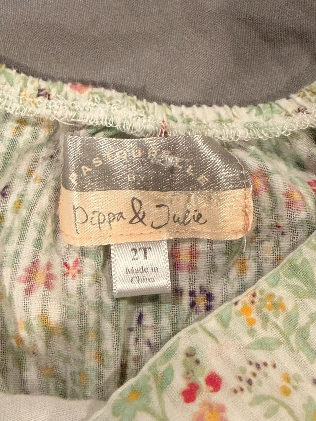 Pippa & Julie Floral Tiered Dress Size 2T 3