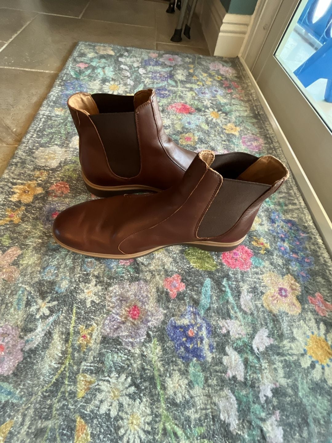 Amberjack The Chelsea Boot Chestnut Brown Leather 8