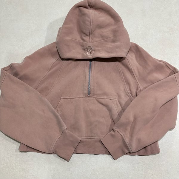 Lululemon Scuba Oversized Half-Zip Hoodie Pink Clay XS/S
