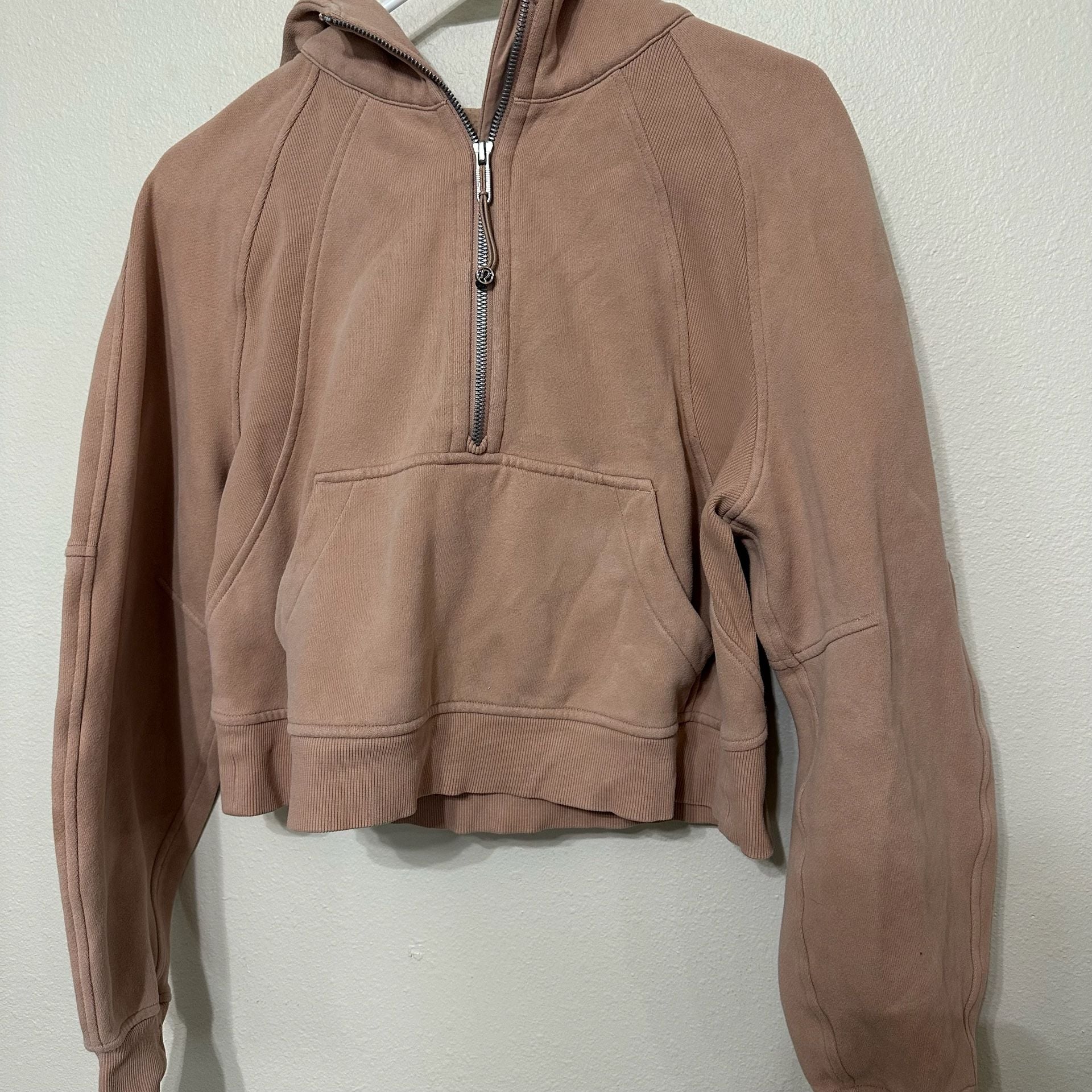 Lululemon Scuba Oversized Half-Zip Hoodie Pink Clay XS/S 3