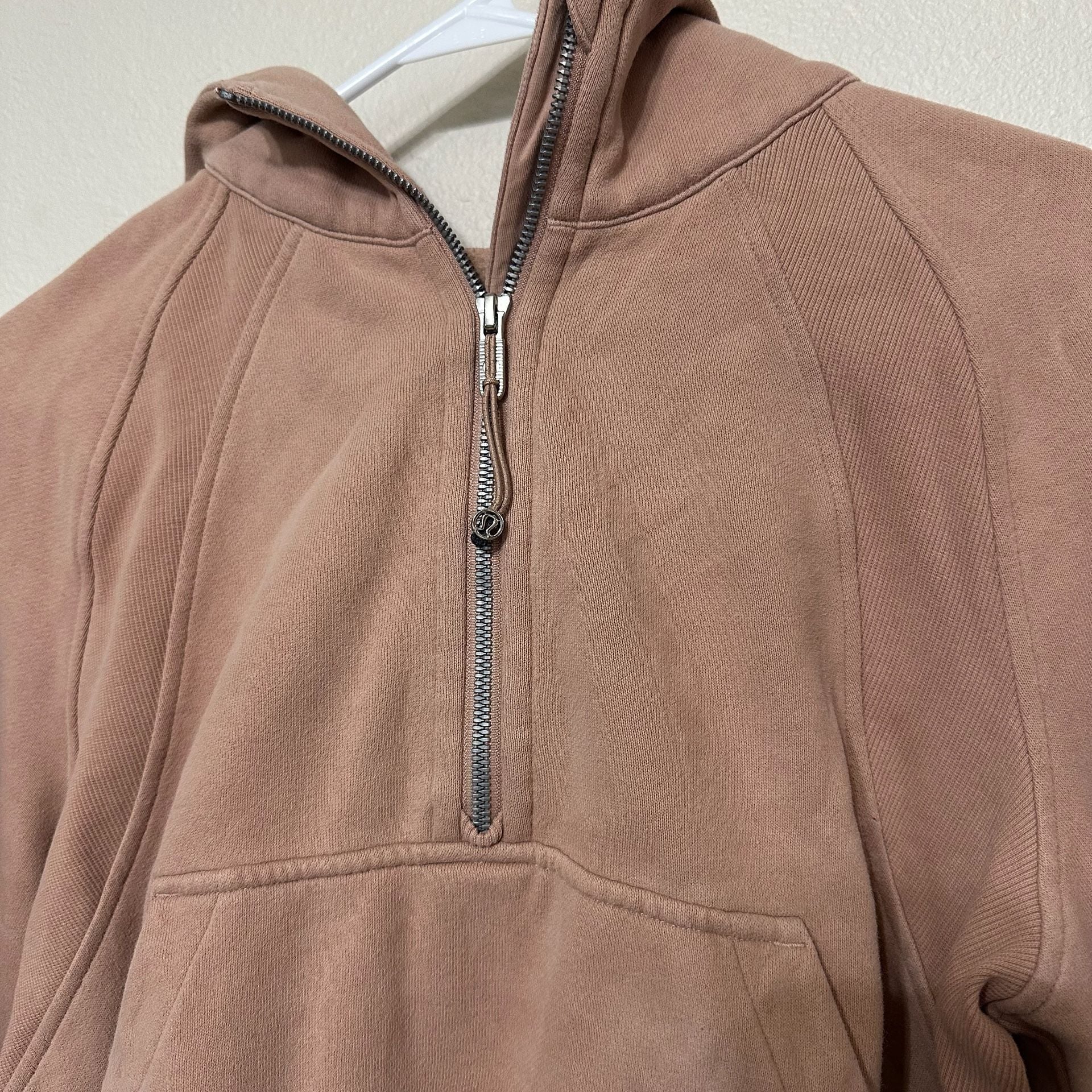 Lululemon Scuba Oversized Half-Zip Hoodie Pink Clay XS/S 6
