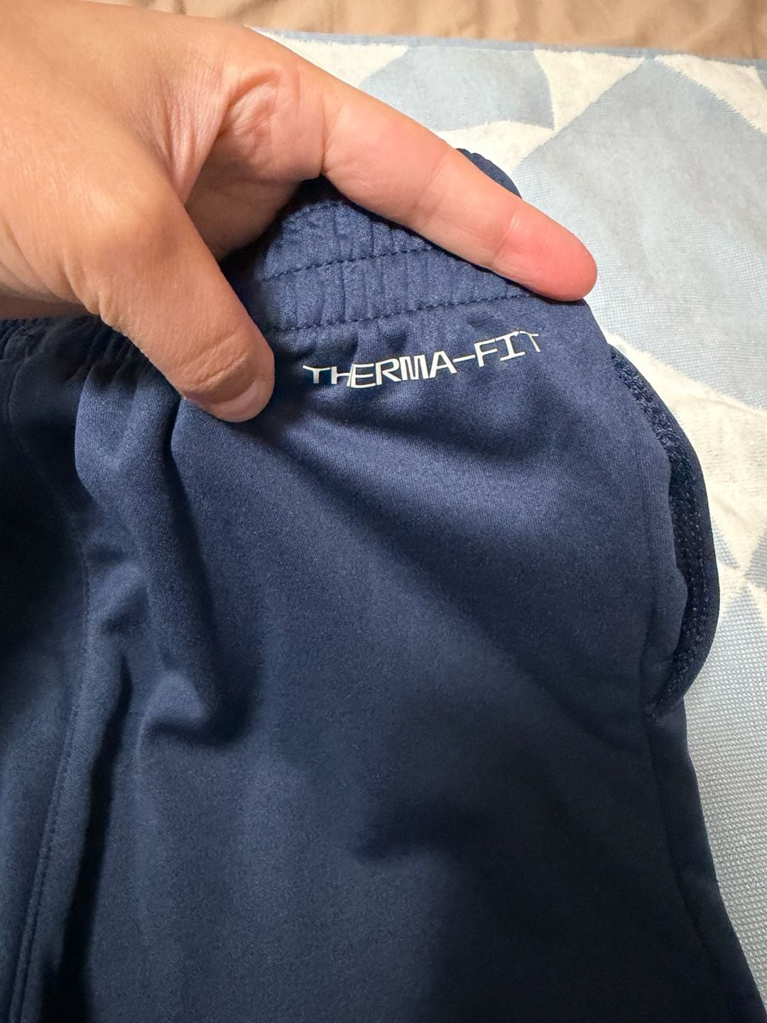 Nike Therma-Fit Joggers Size 7 Gray and Navy Lot of 2 8