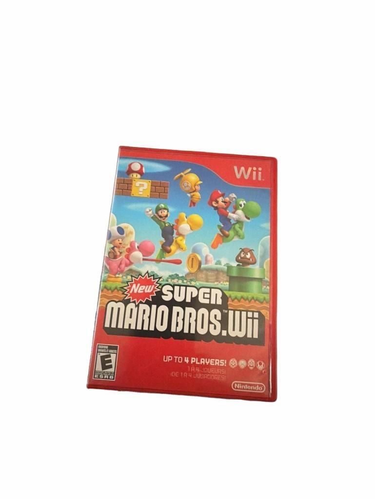 Nintendo New Super Mario Bros. Wii Video Game Complete 1