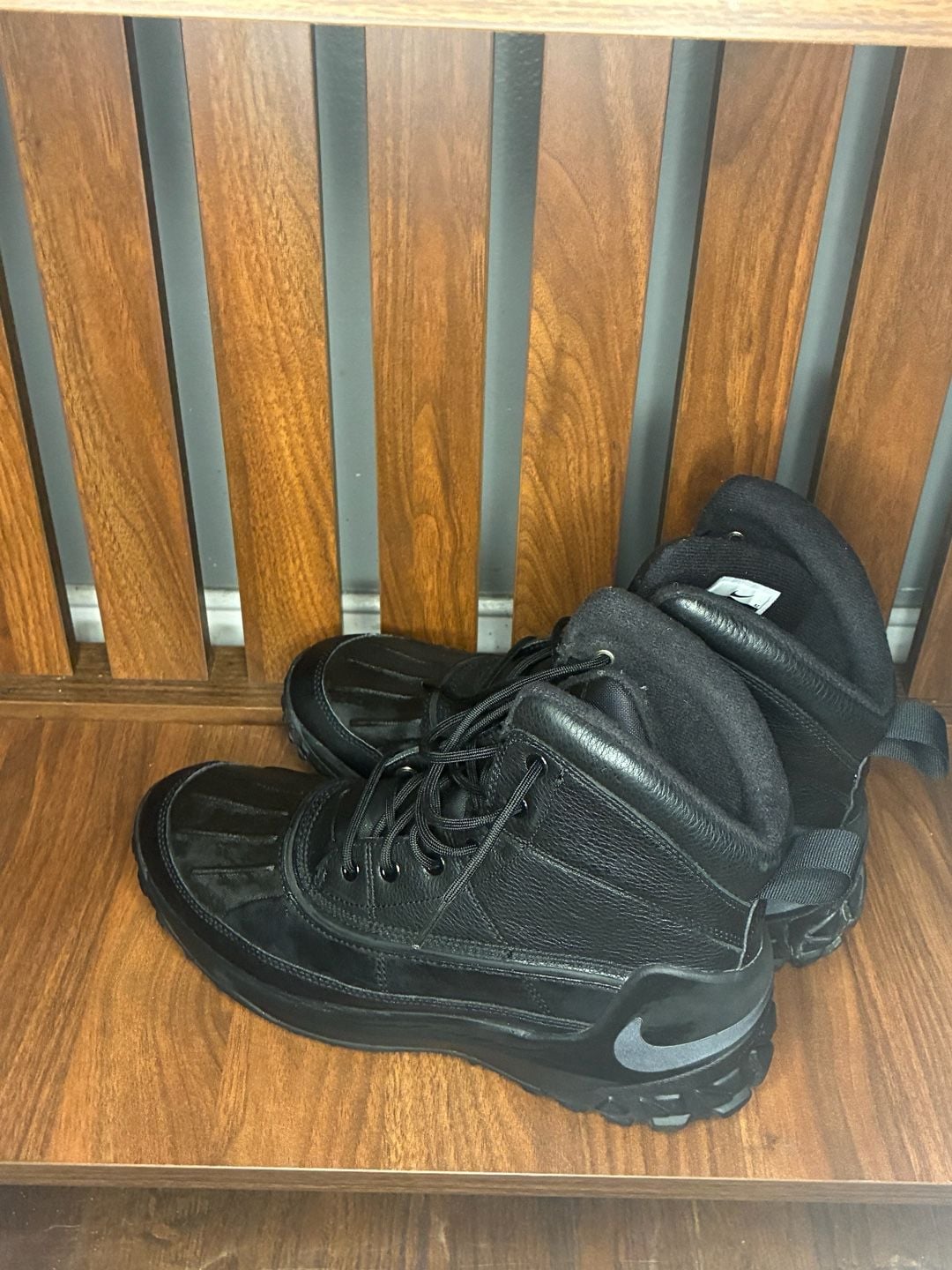 Nike Kynwood Boots Black Leather 5
