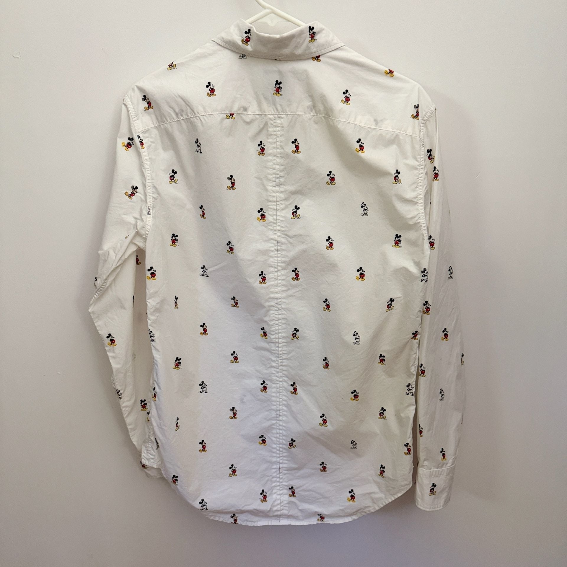 rag & bone Mickey Mouse Button Down Shirt Size S White 6