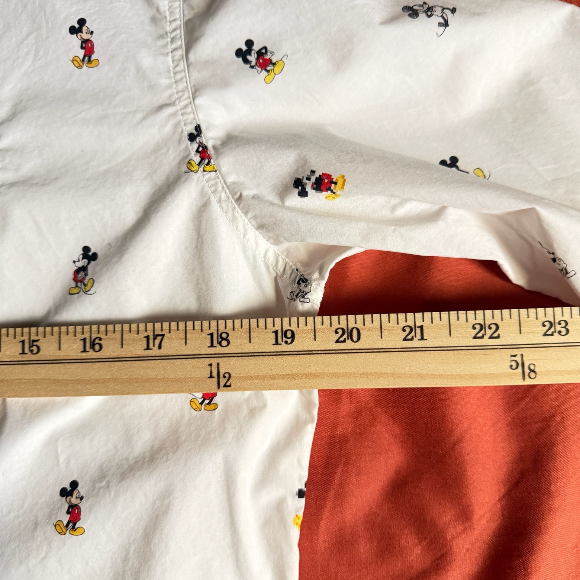 rag & bone Mickey Mouse Button Down Shirt Size S White 11