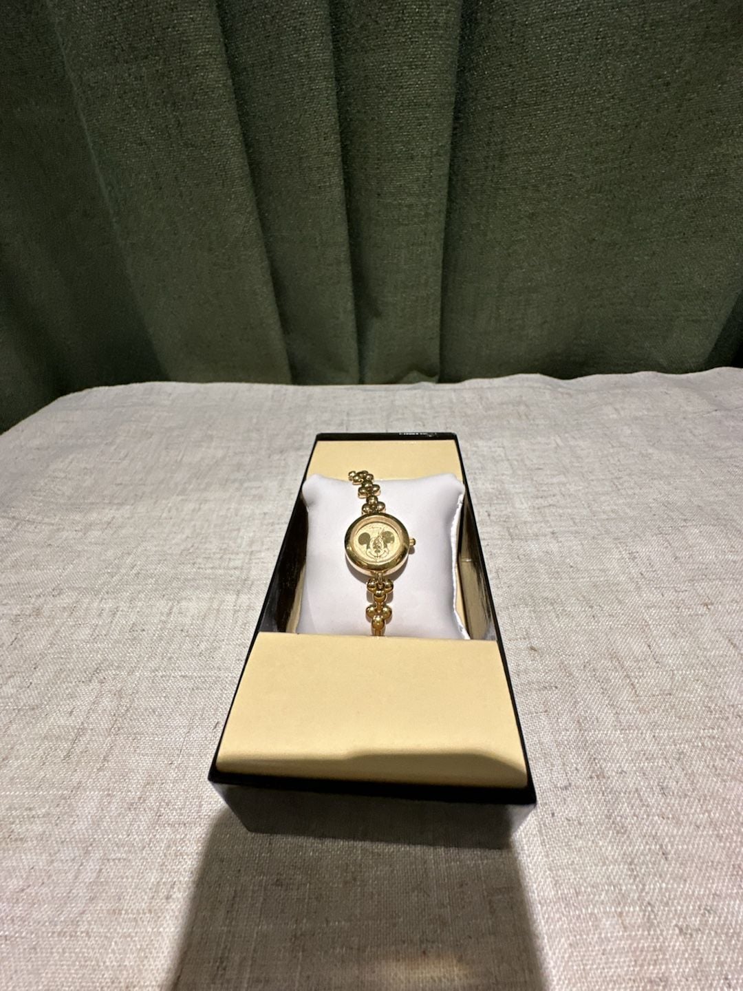 Disney Store Mickey Mouse Gold-Tone Link Watch 2