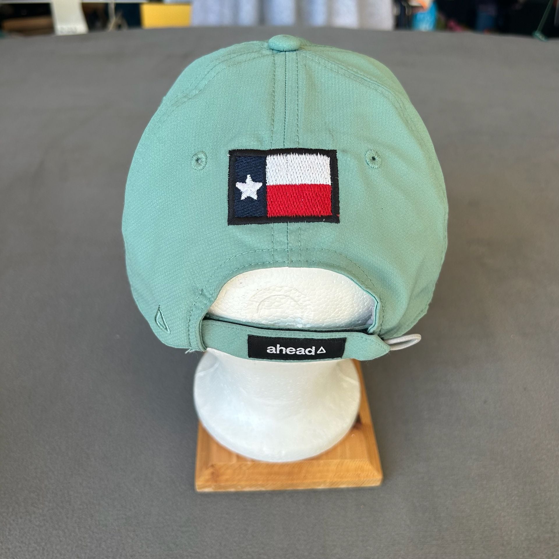 Ahead Performance Hat Green Logo Adjustable 4