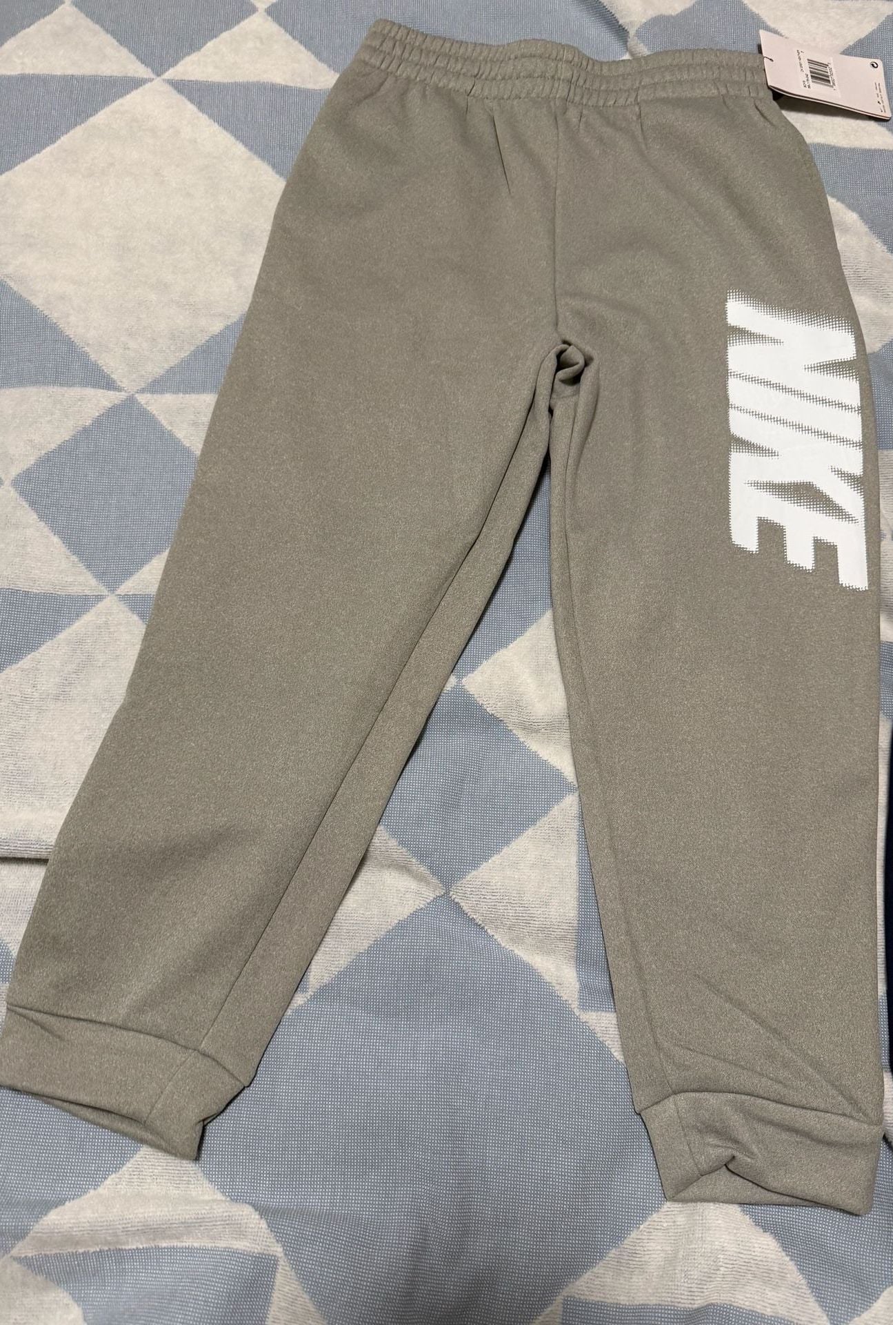 Nike Therma-Fit Joggers Size 7 Gray and Navy Lot of 2 2