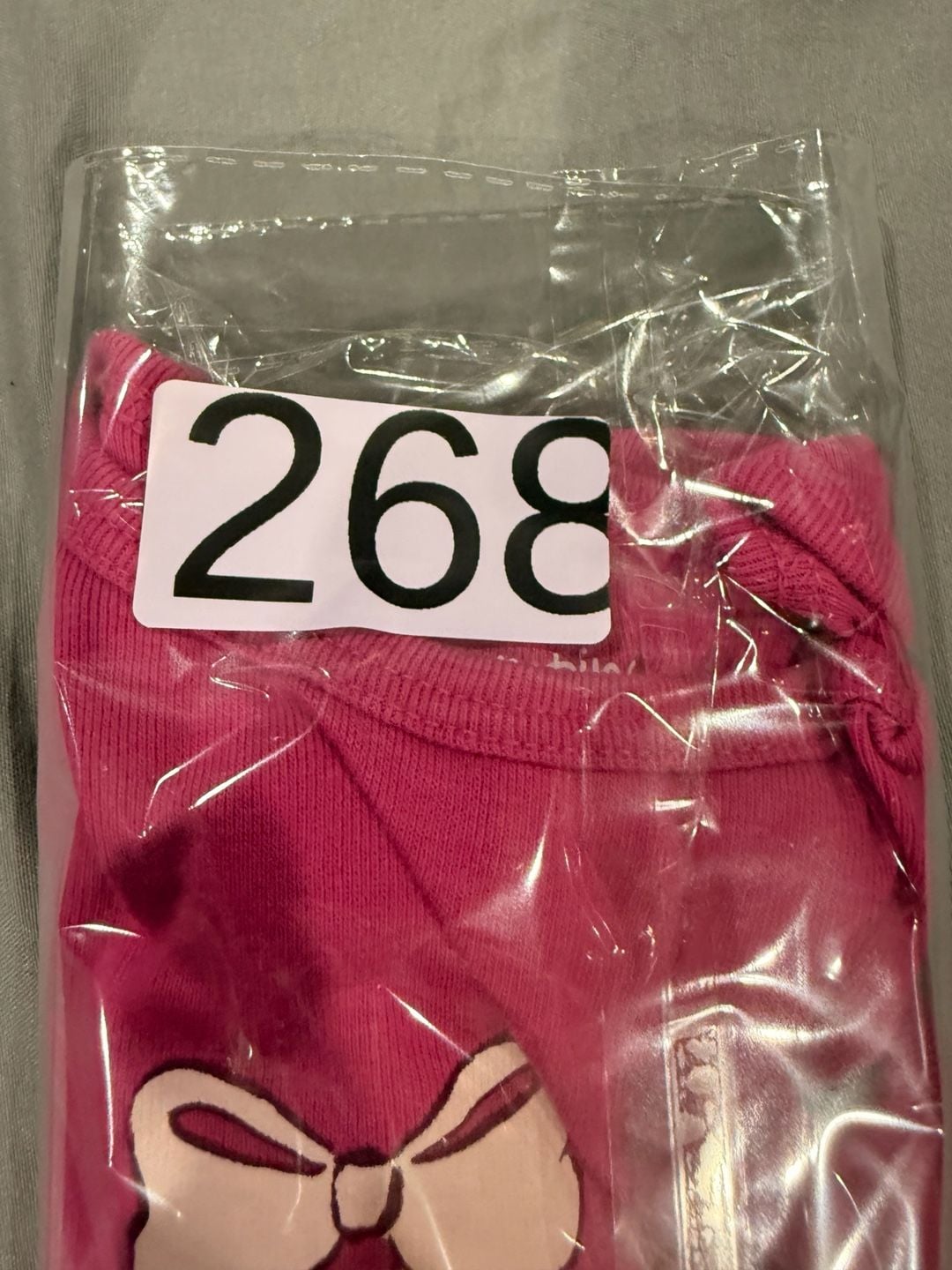 Jumping Beans Bodysuit Size 24M Pink Bows 5