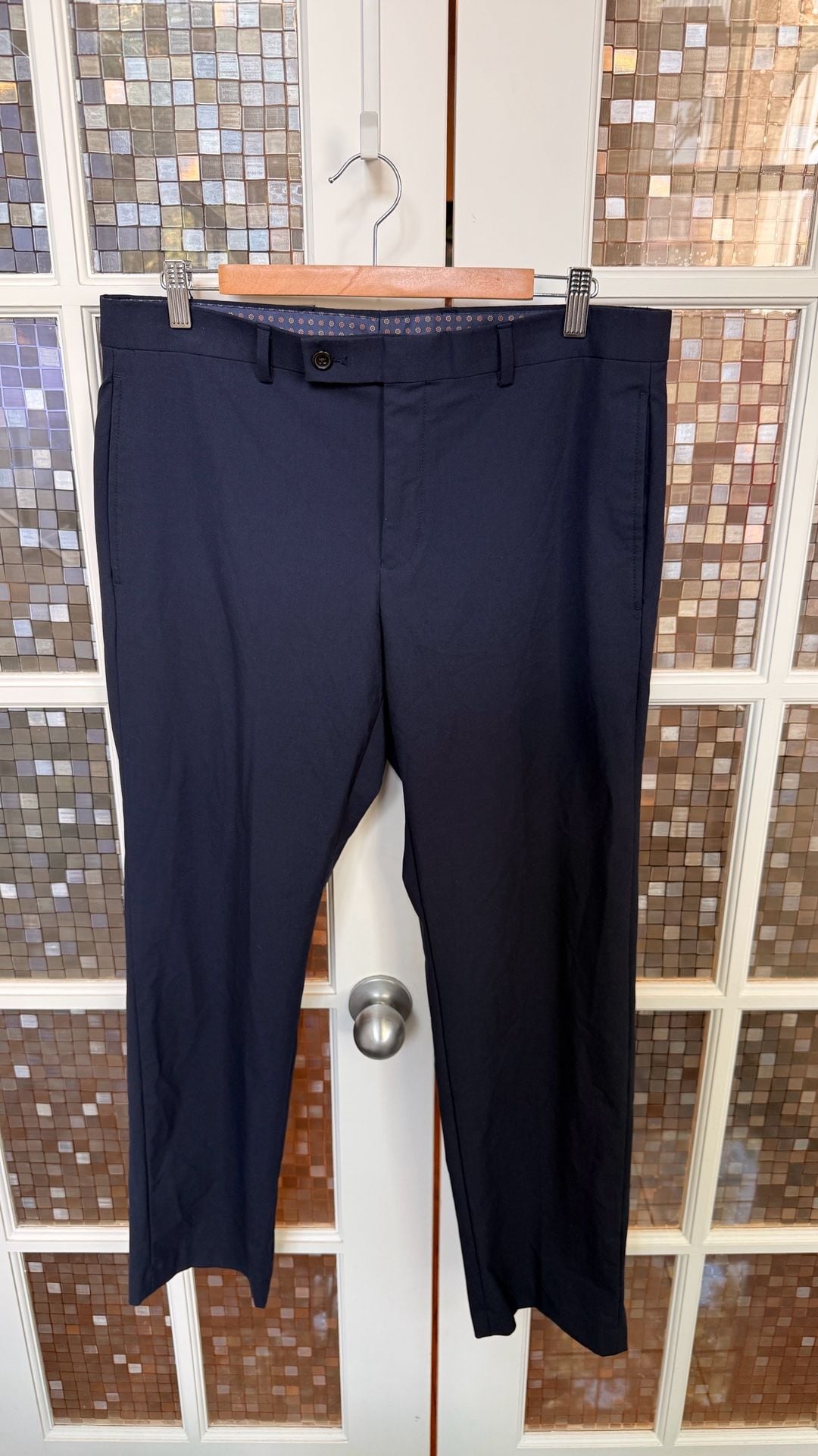 Lauren Ralph Lauren Dress Pants Size 34W X 30L Navy Blue 1