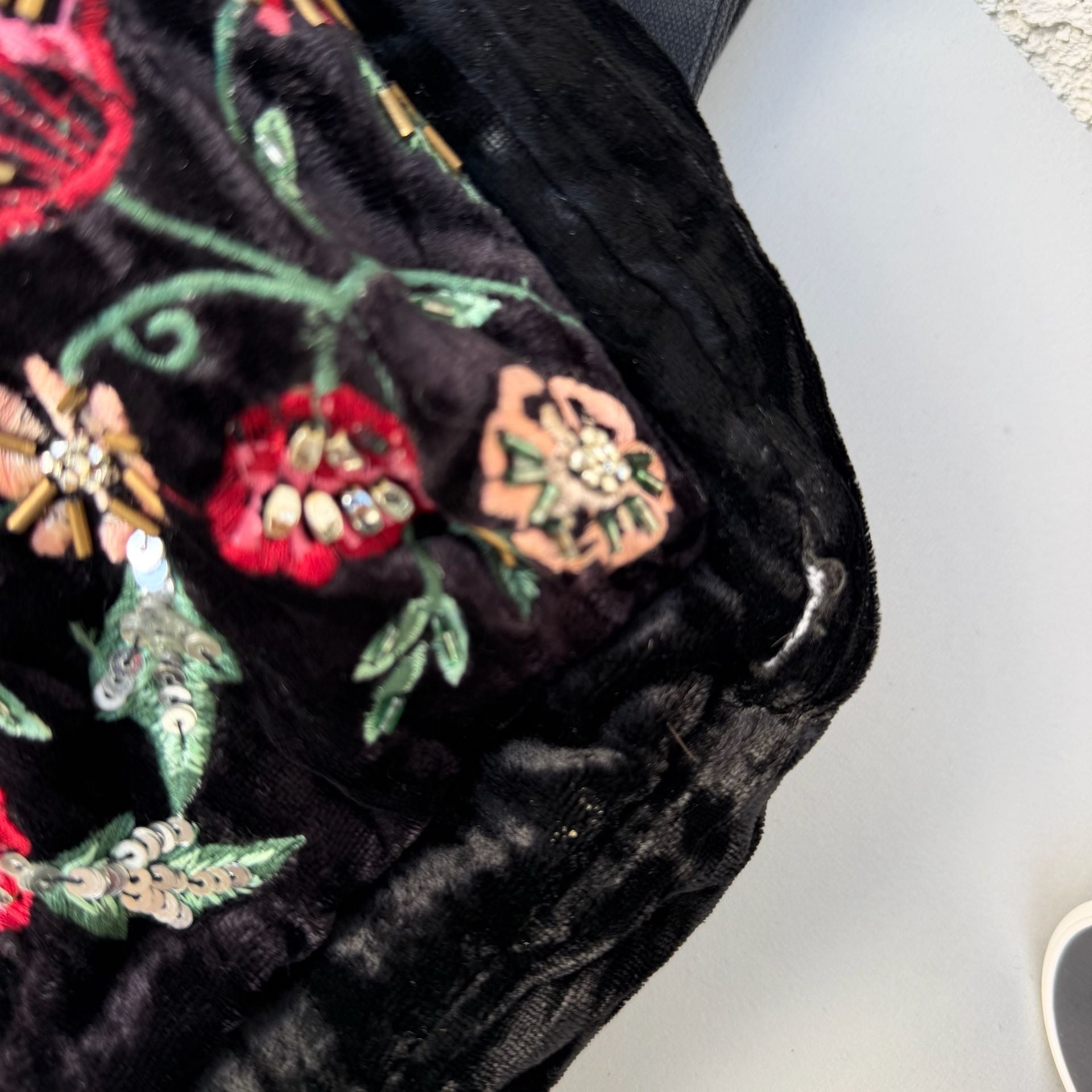 Black Velvet Backpack 7