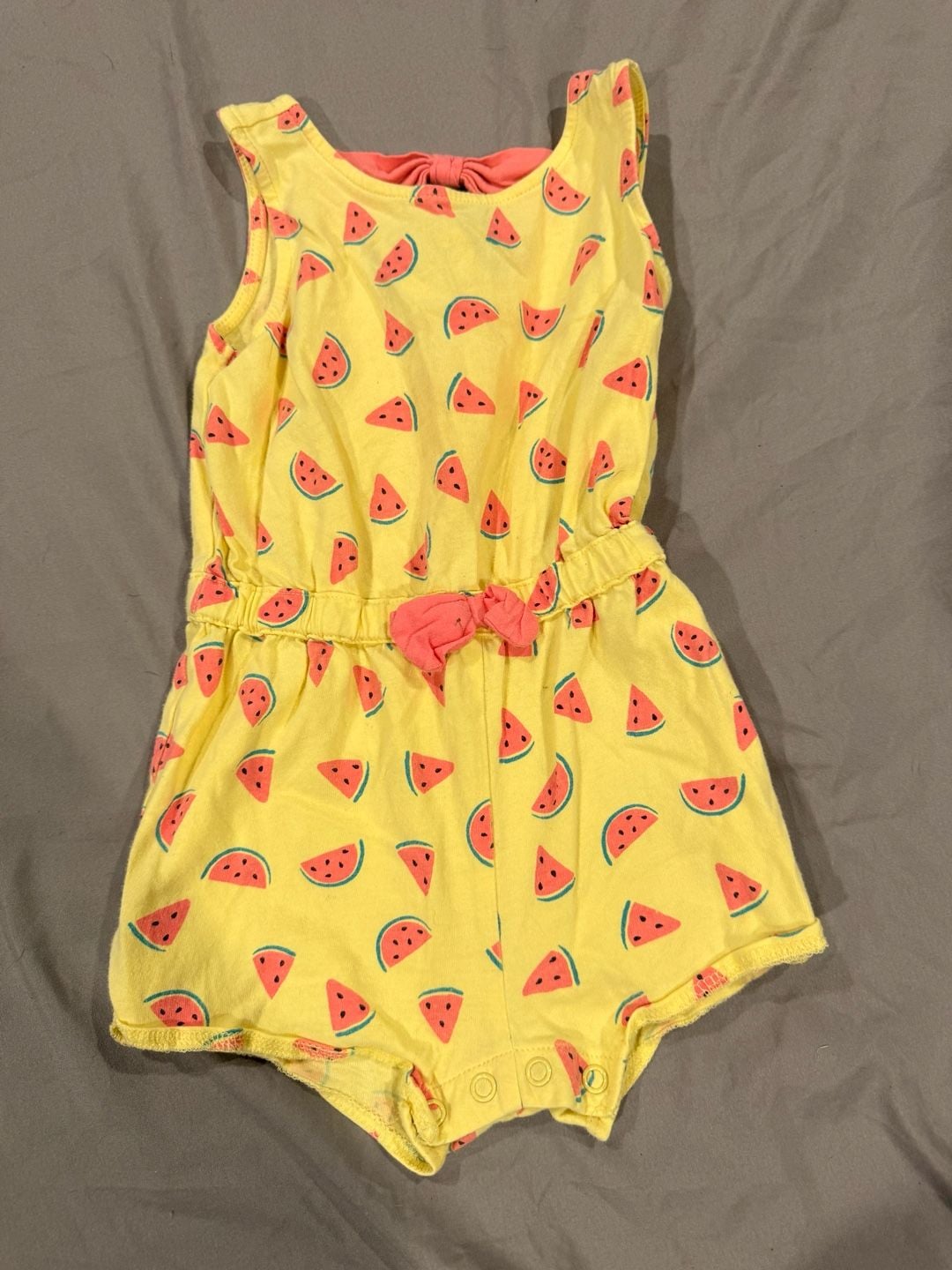 First Impressions Watermelon Romper Size 18 Months 2