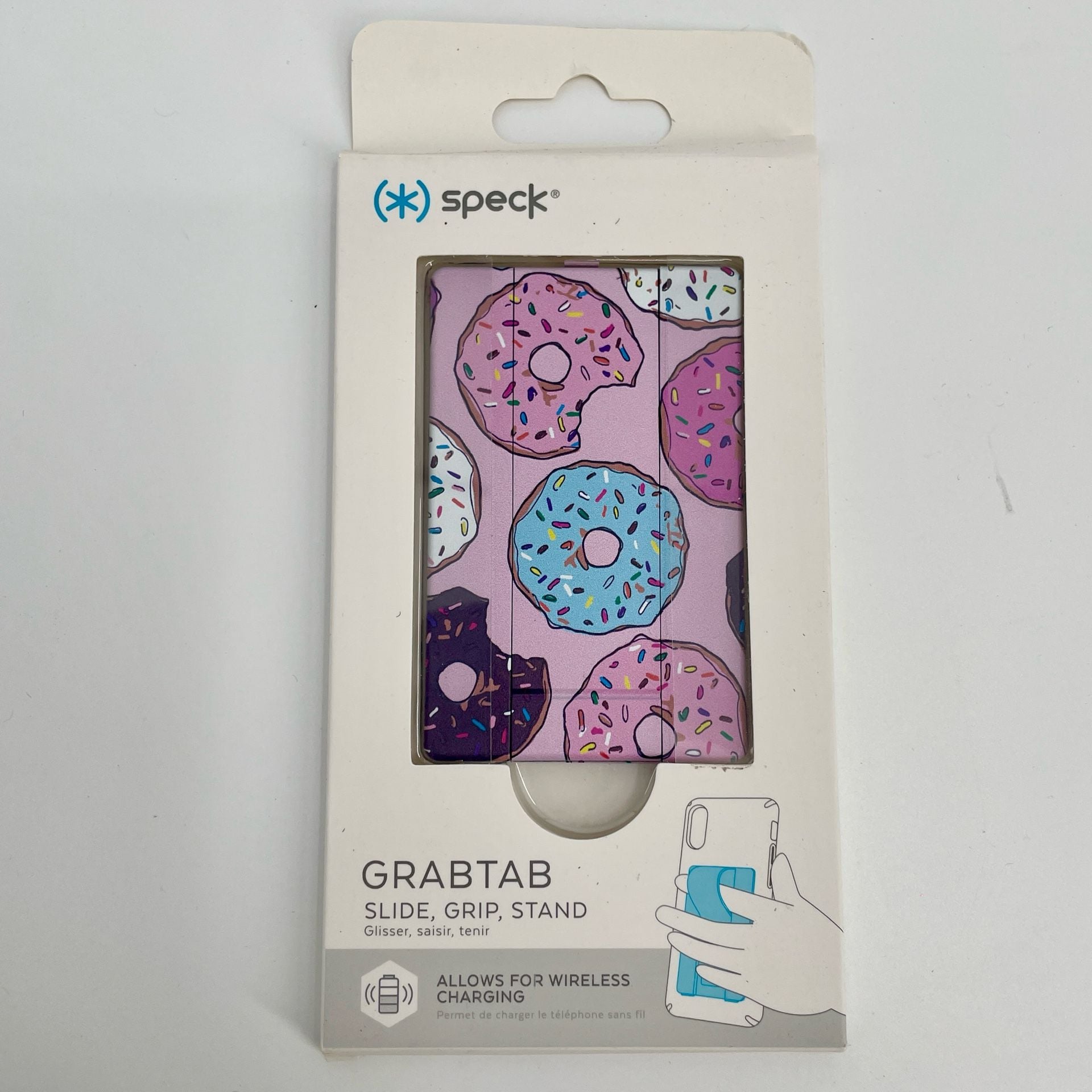Speck GrabTab Phone Grip And Stand Donuts Pink 1