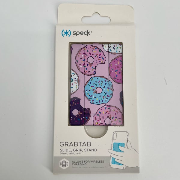 Speck GrabTab Phone Grip And Stand Donuts Pink