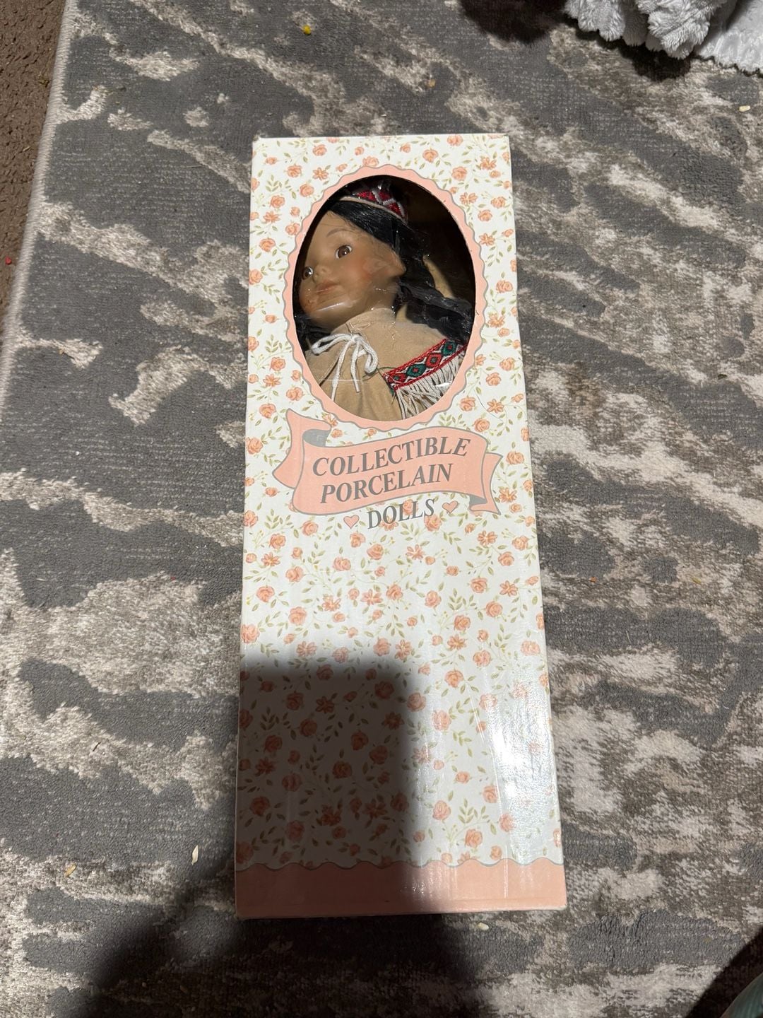 Collectible Porcelain Dolls Native American Girl Doll 1
