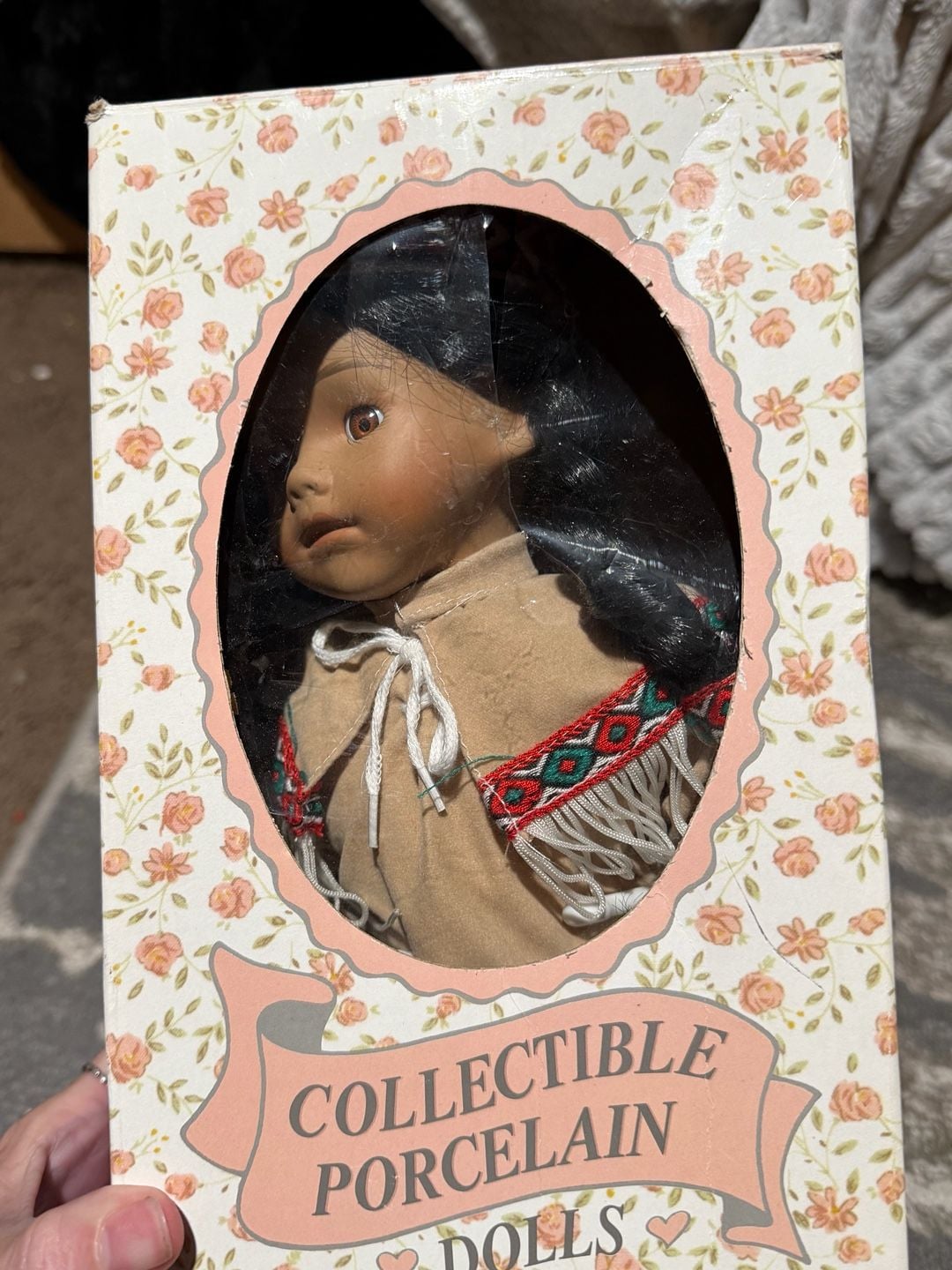 Collectible Porcelain Dolls Native American Girl Doll 2