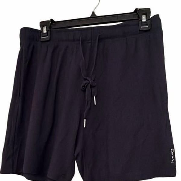 Comfrt Shorts Size L Navy Drawstring Lounge Athletic