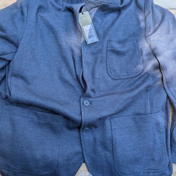 Goodfellow & Co Comfort Wear Knit Blazer Size XL Deep Blue