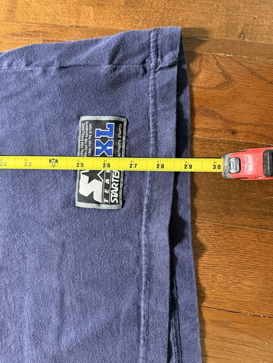 Team Starter Michigan Wolverines T-Shirt Size XL Blue Football 7