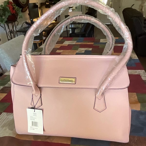 London Fog Maille Tote Pink Caviar