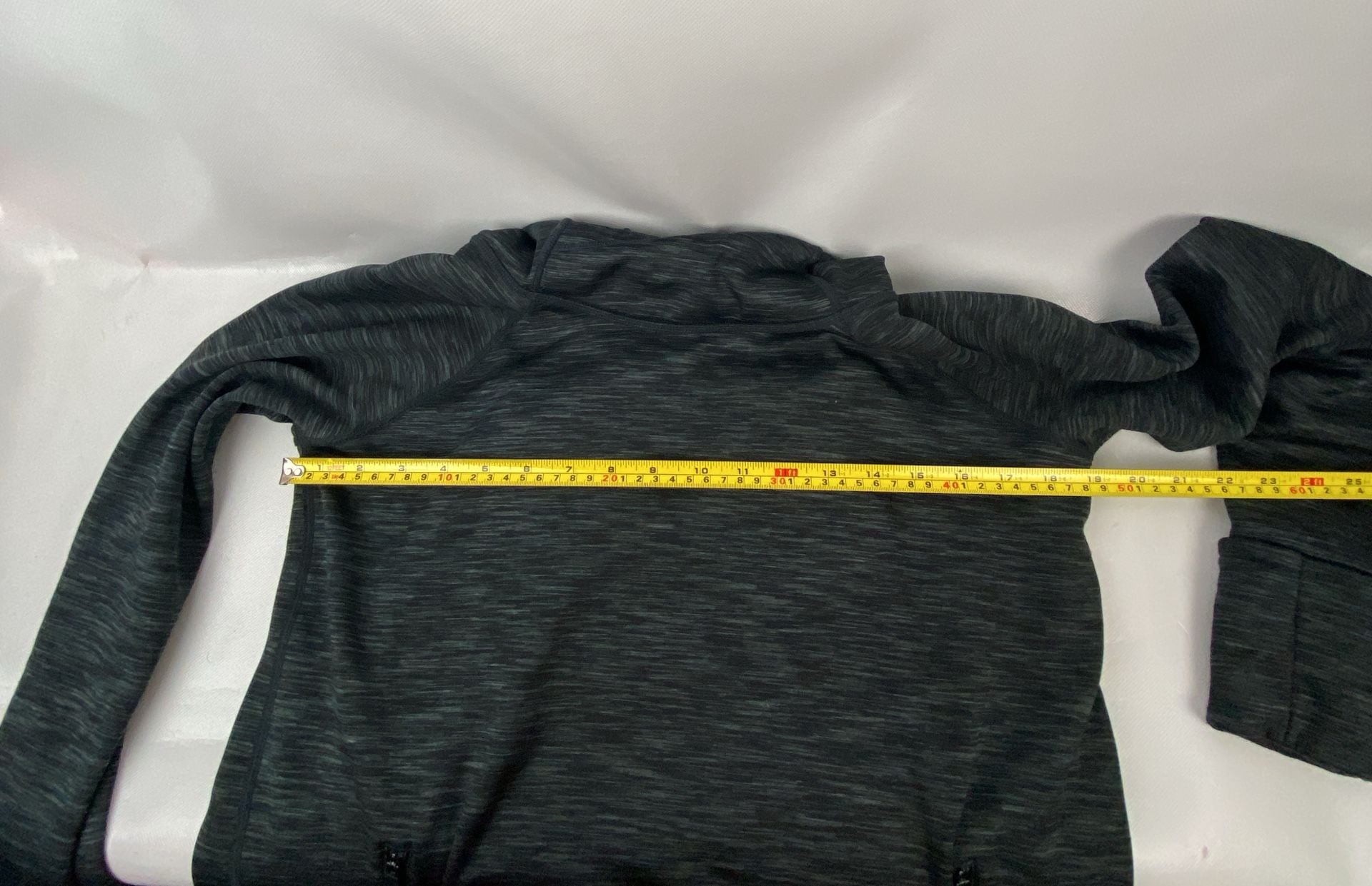 GapFit Women's Black/Gray Activewear Fleece Lined Hooded Jacket Hoodie Size S 7