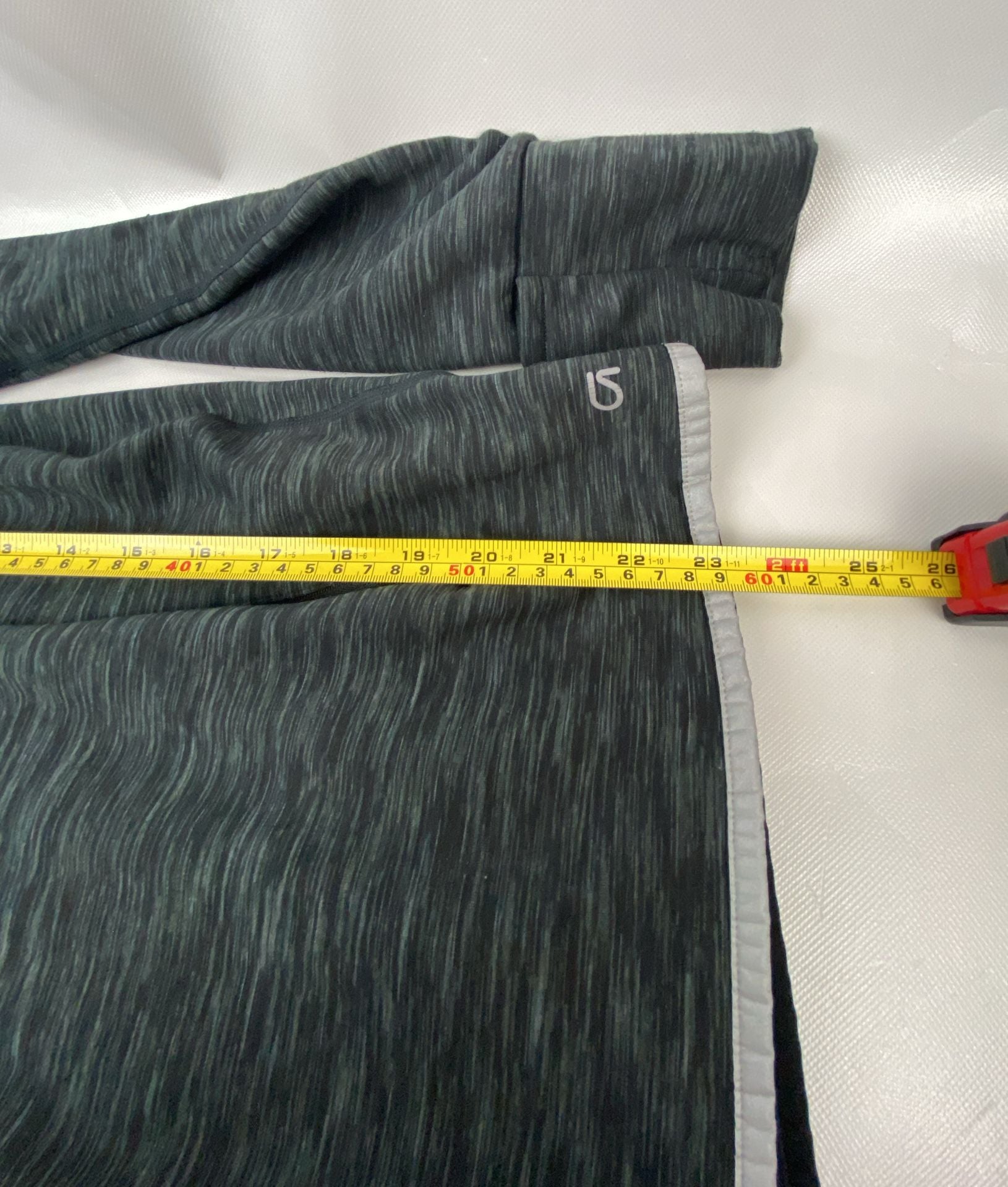 GapFit Women's Black/Gray Activewear Fleece Lined Hooded Jacket Hoodie Size S 8