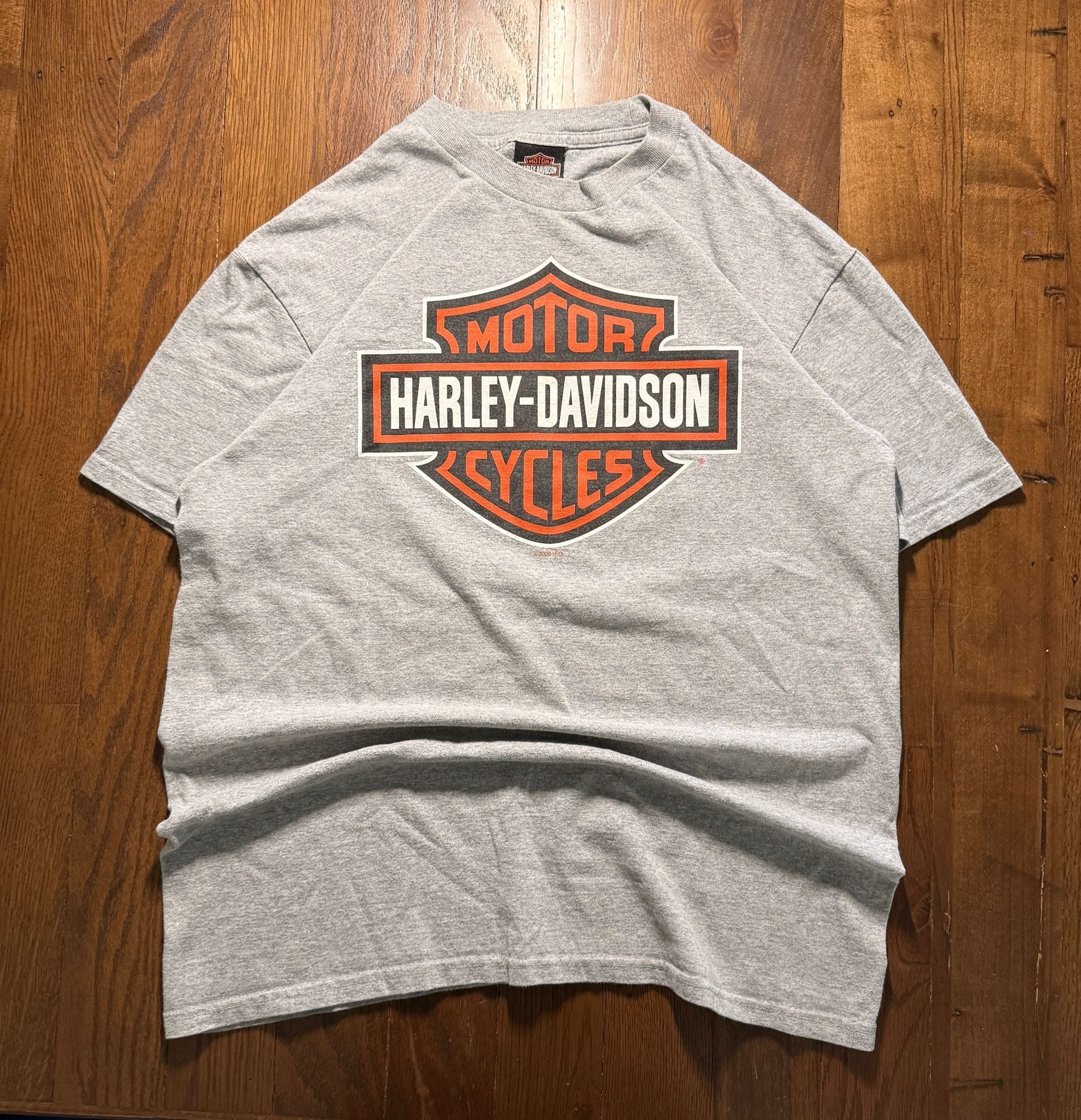 Harley-Davidson Indianapolis T-Shirt Gray Bar & Shield Logo 2