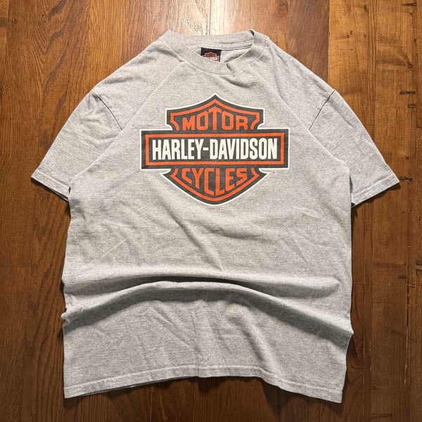 Harley-Davidson Indianapolis T-Shirt Gray Bar & Shield Logo