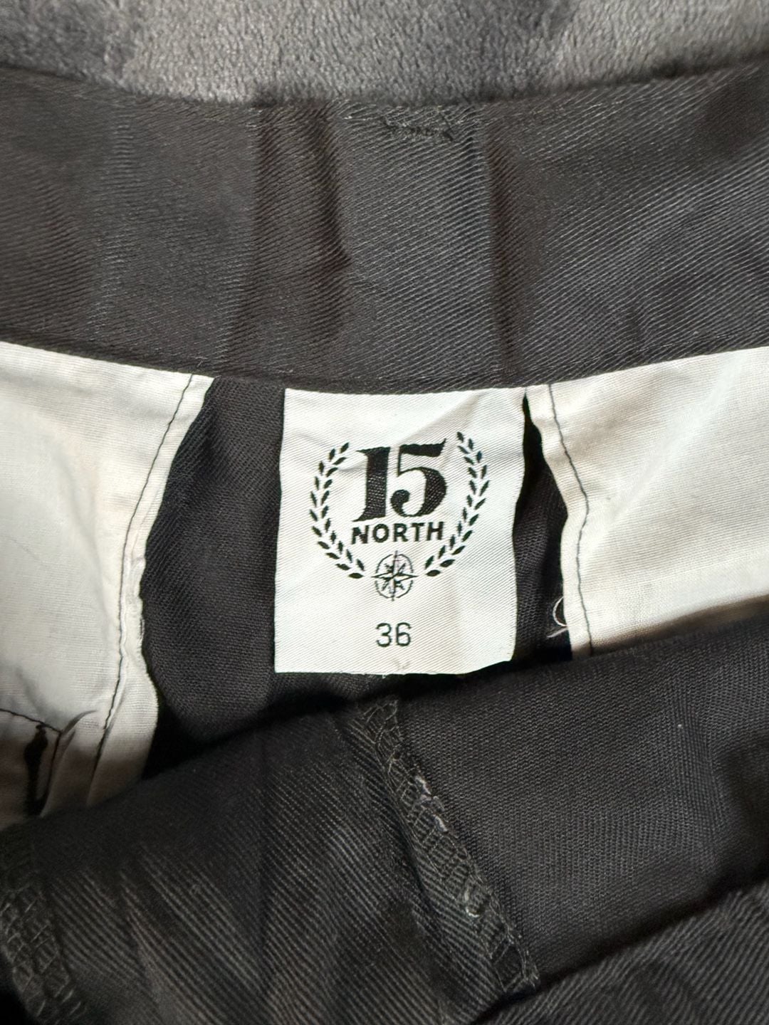 Men’s 15 North Cargo Shorts Size 36 black Twill Utility Pockets#114 7