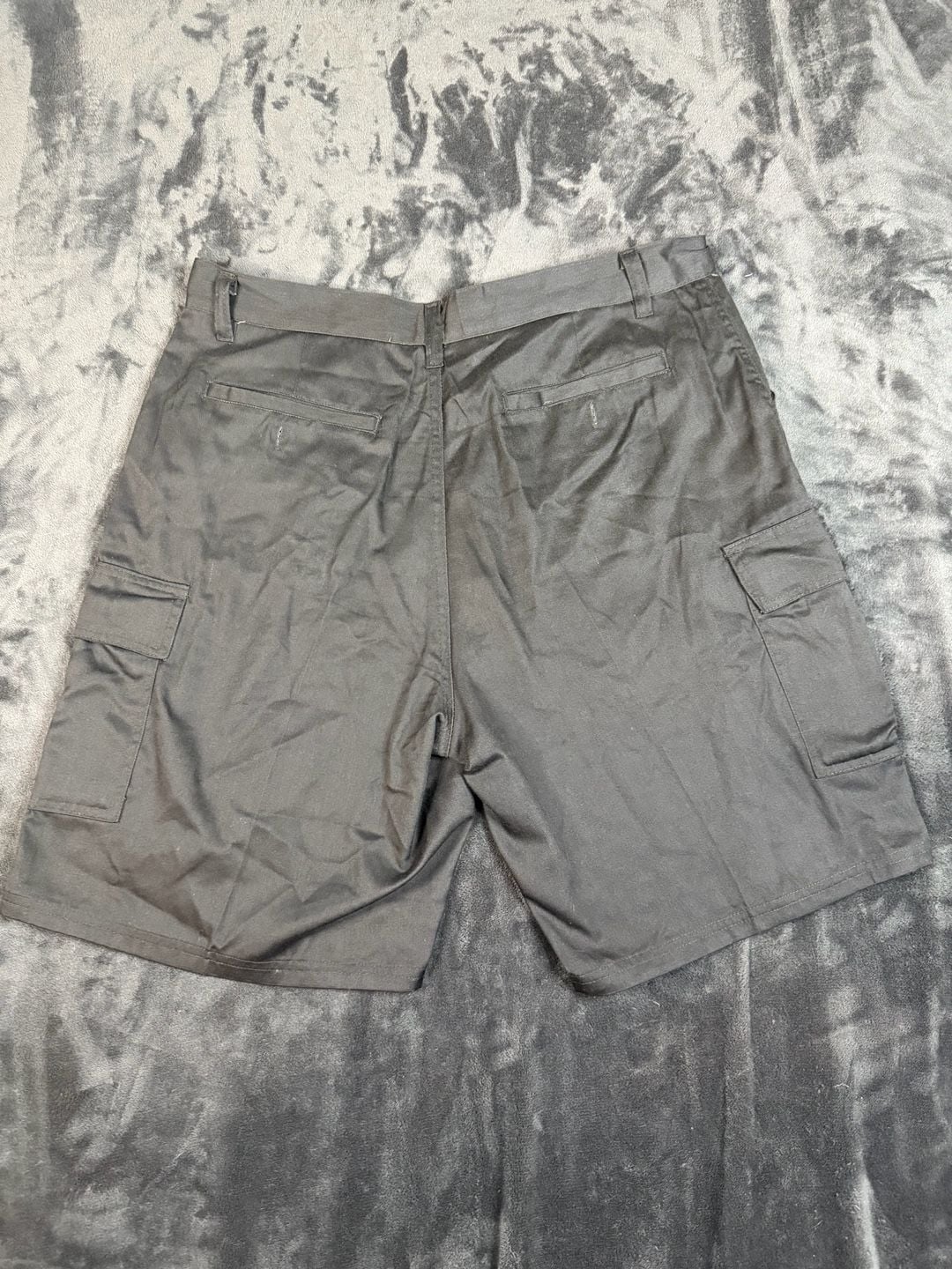 Men’s 15 North Cargo Shorts Size 36 black Twill Utility Pockets#114 9