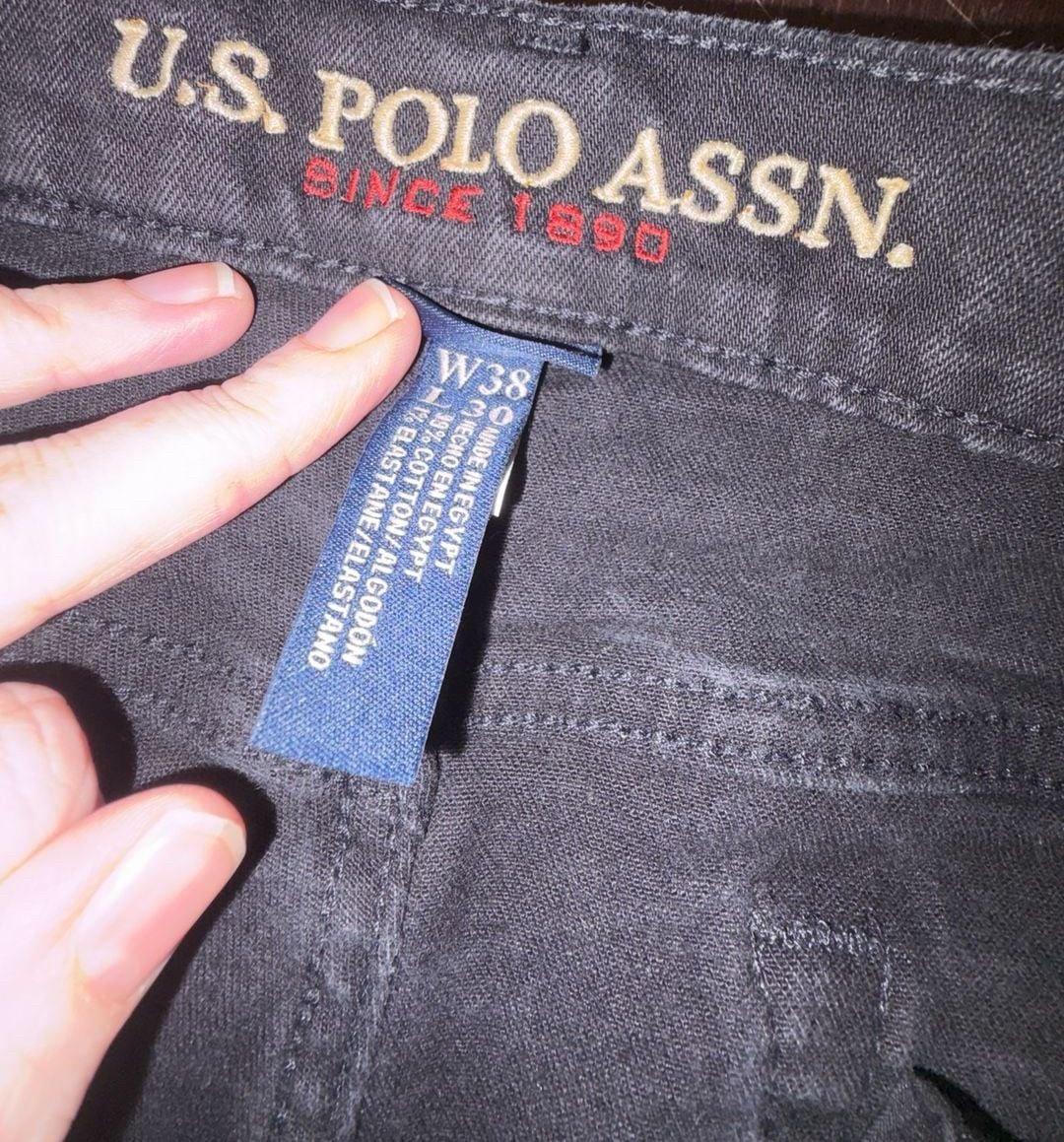 U.S. Polo Assn. Jeans Size W38 Black Denim Pants 4