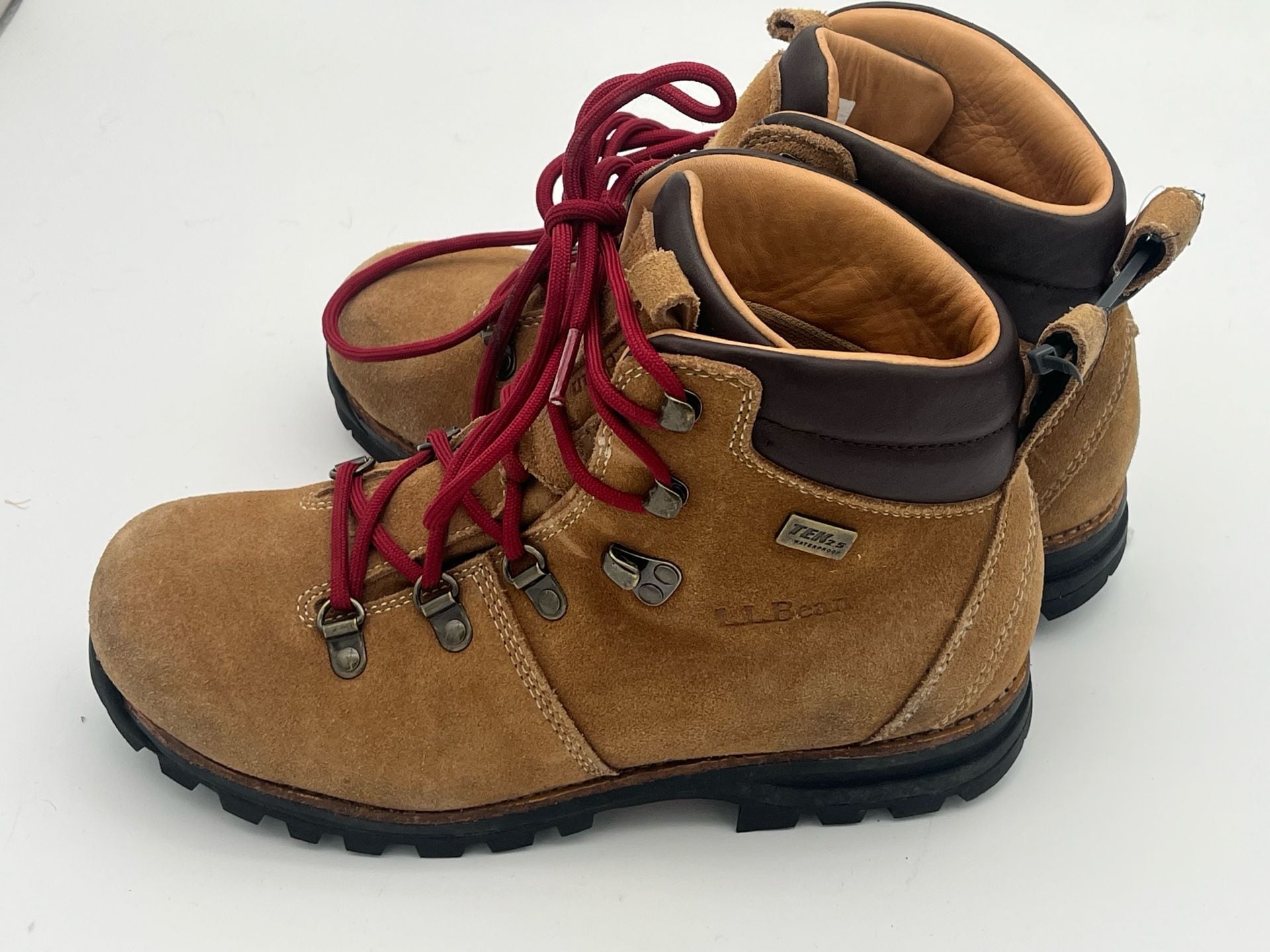 L.L. Bean Tek 2.5 Waterproof Suede Hiking Boots Size 8.5 Brown Gorpcore 7