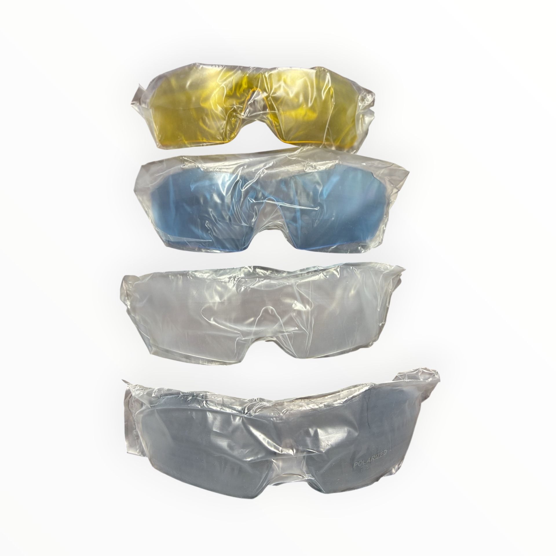 Torege Polarized Sports Sunglasses Interchangeable Lenses Kit White Case 3