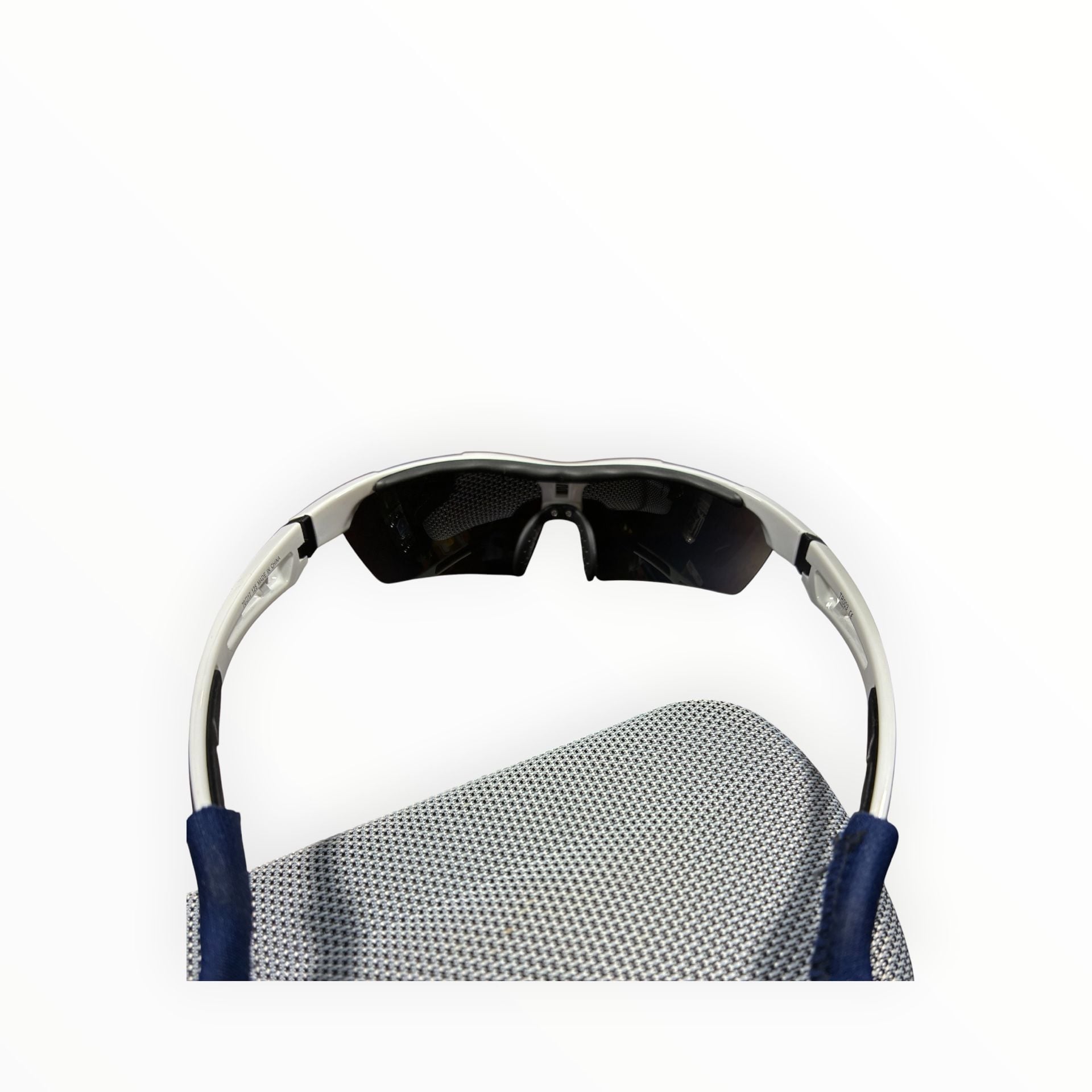 Torege Polarized Sports Sunglasses Interchangeable Lenses Kit White Case 9