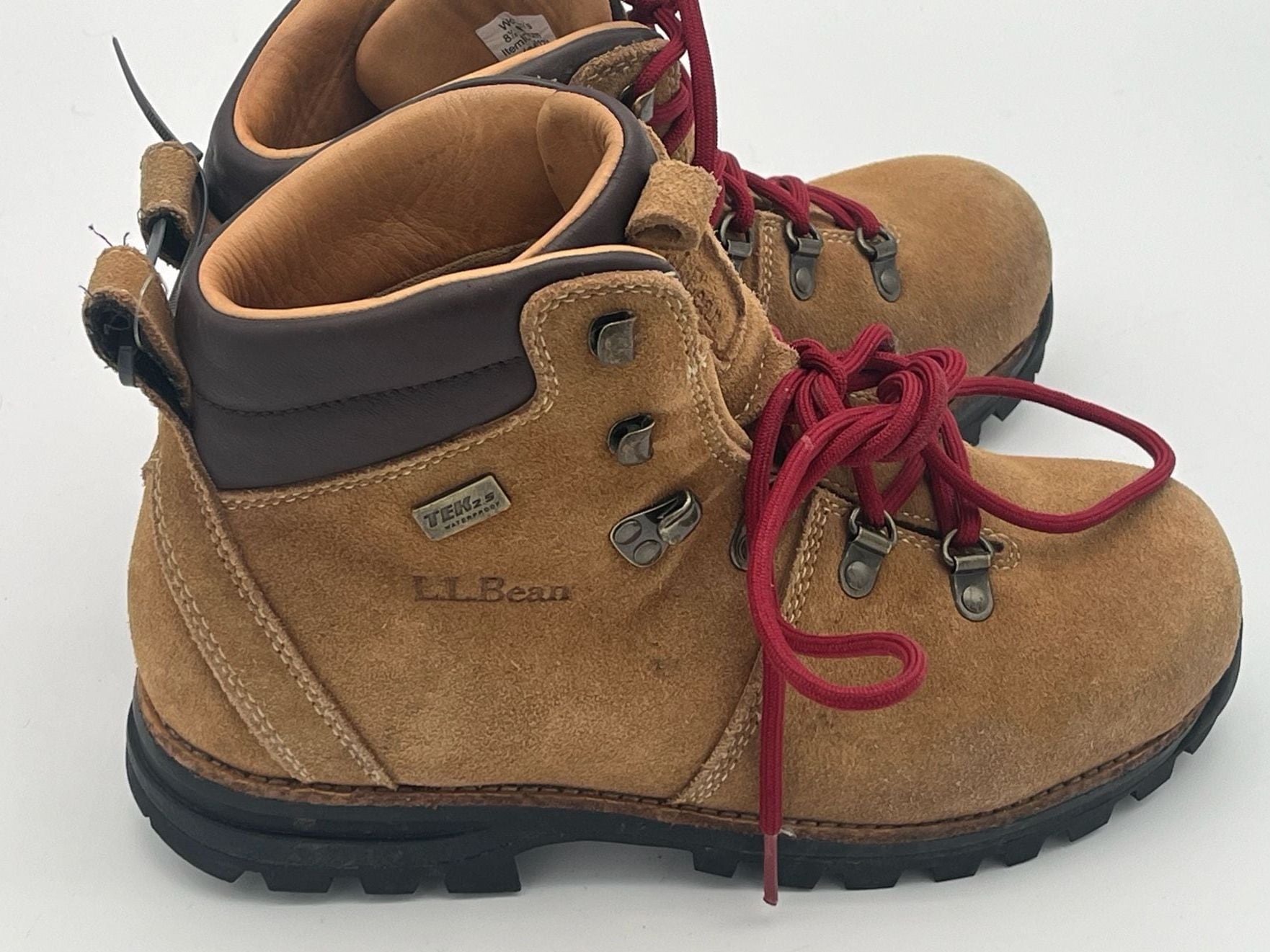 L.L. Bean Tek 2.5 Waterproof Suede Hiking Boots Size 8.5 Brown Gorpcore 4