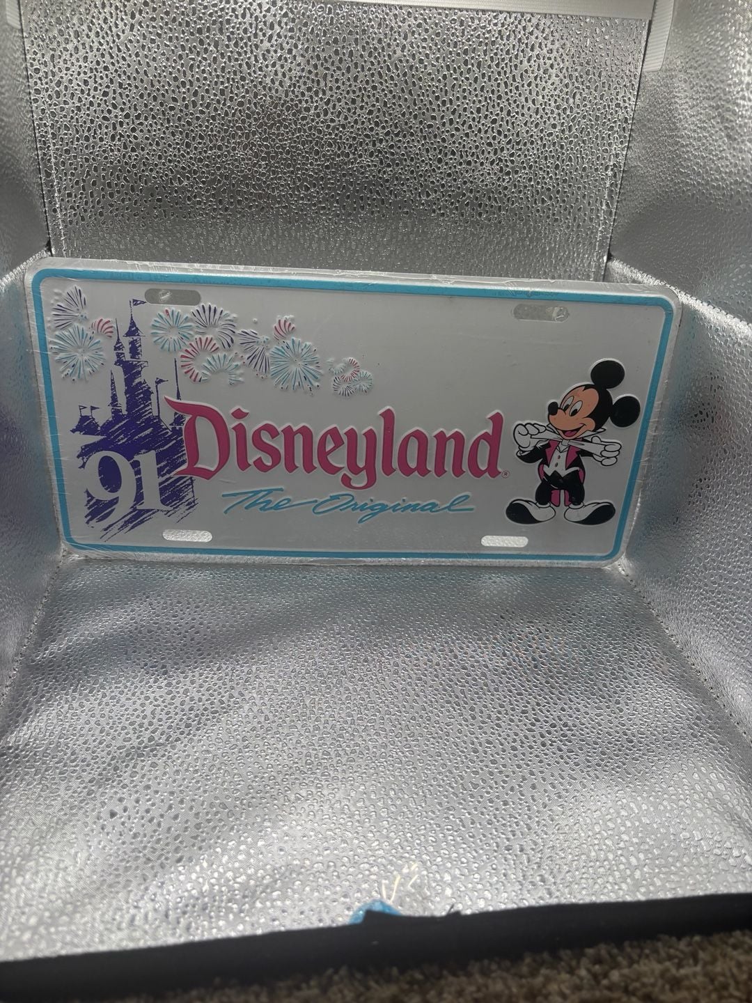 Disneyland 1991 The Original Mickey Mouse License Plate 1