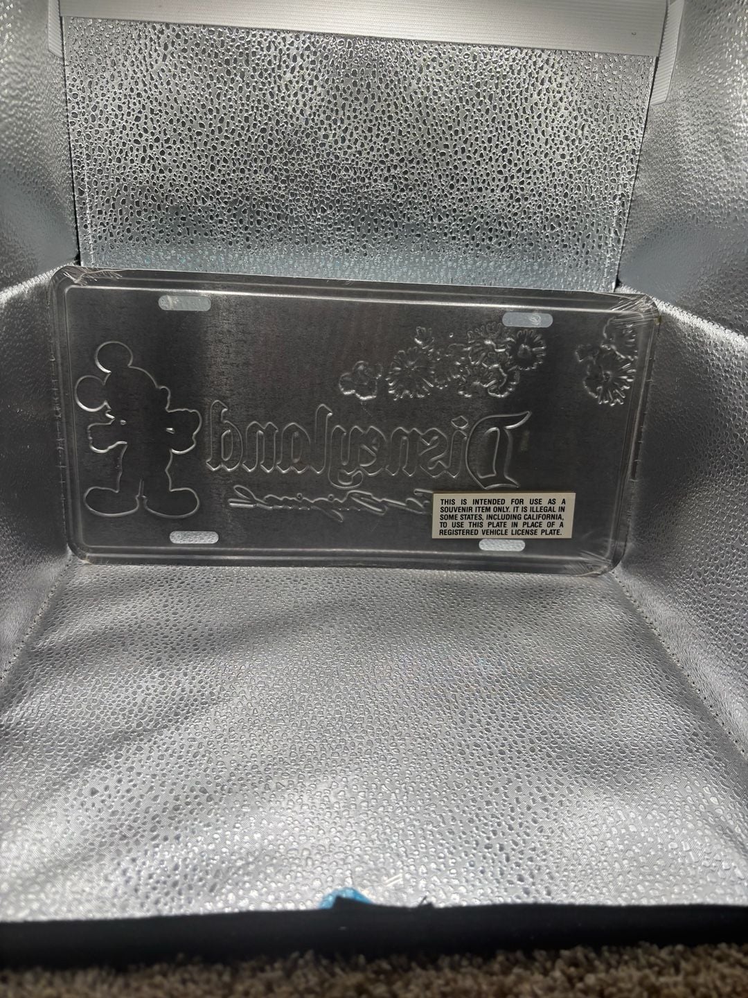 Disneyland 1991 The Original Mickey Mouse License Plate 2