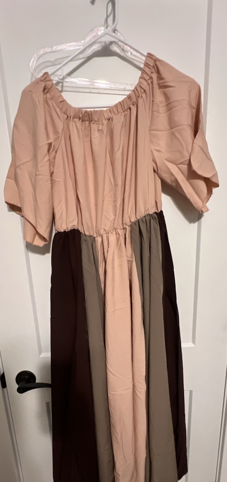 Unbranded Medieval Renaissance Dress Size M Corset Costume Coffee 7