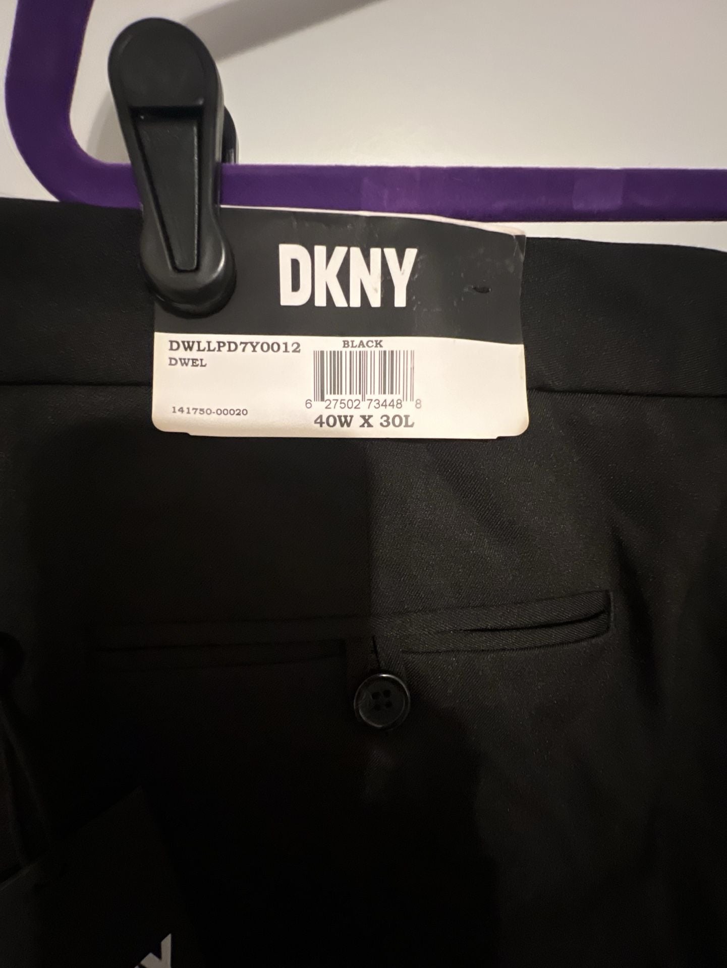 DKNY Dress Pants Size 40W x 30L Black 4