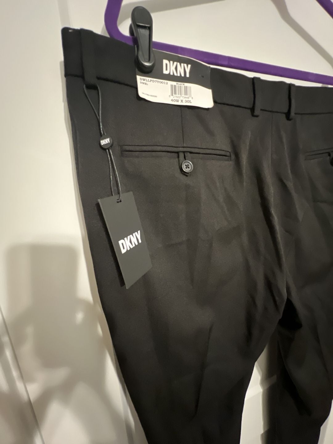 DKNY Dress Pants Size 40W x 30L Black 5