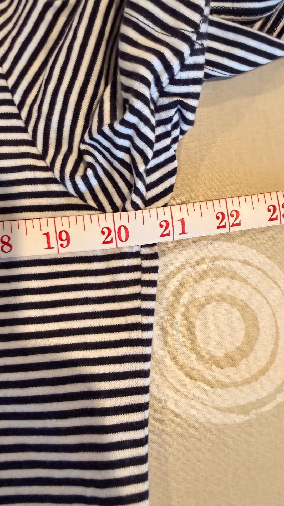 Zara Essentials Striped T-Shirt Size L Black White Relaxed Fit 5