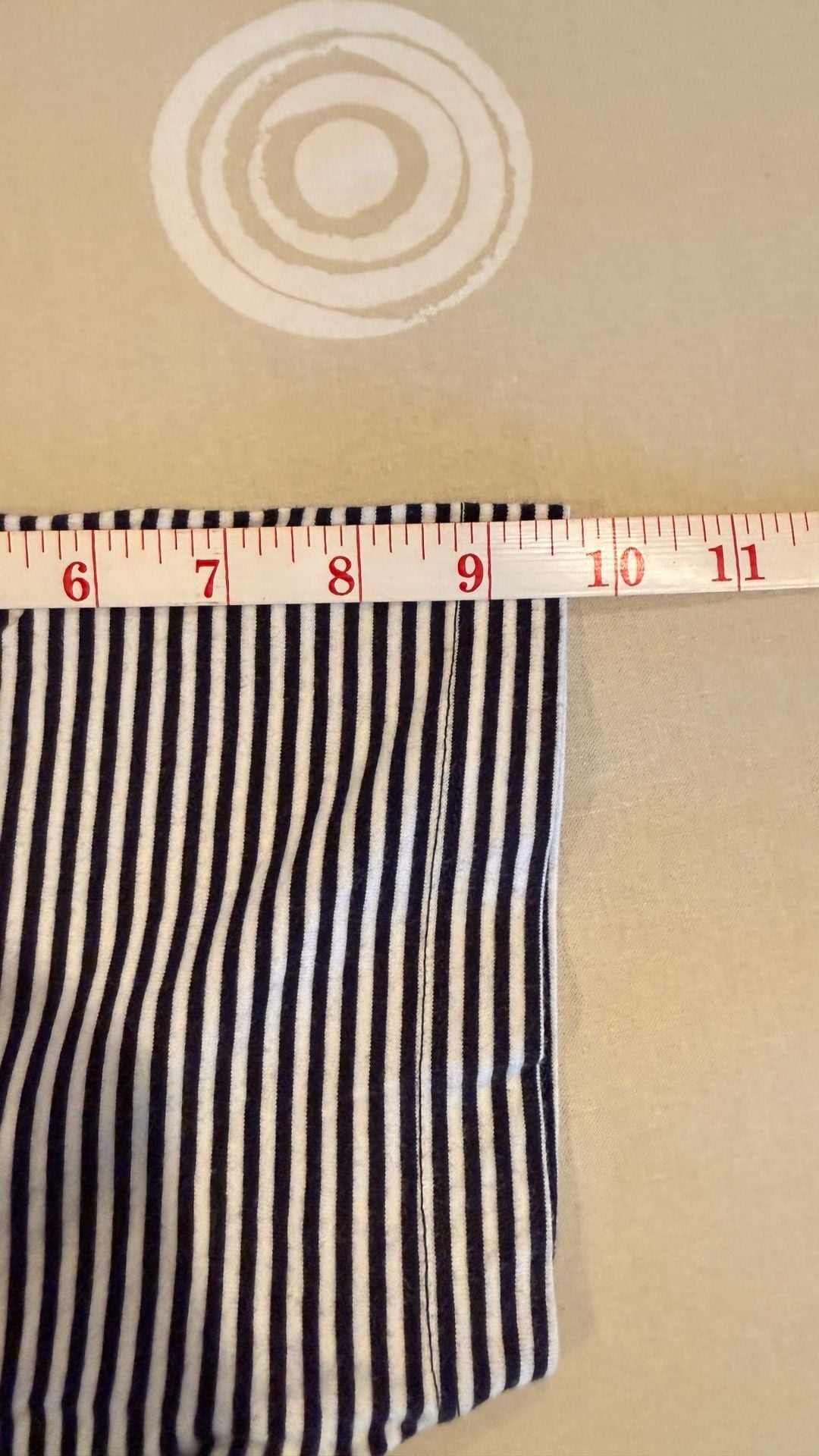 Zara Essentials Striped T-Shirt Size L Black White Relaxed Fit 6