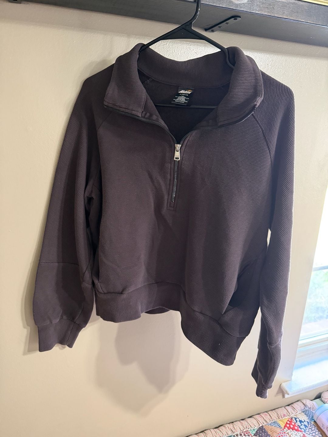 Avia Brown Ottoman 1/2 Zip Sweatshirt