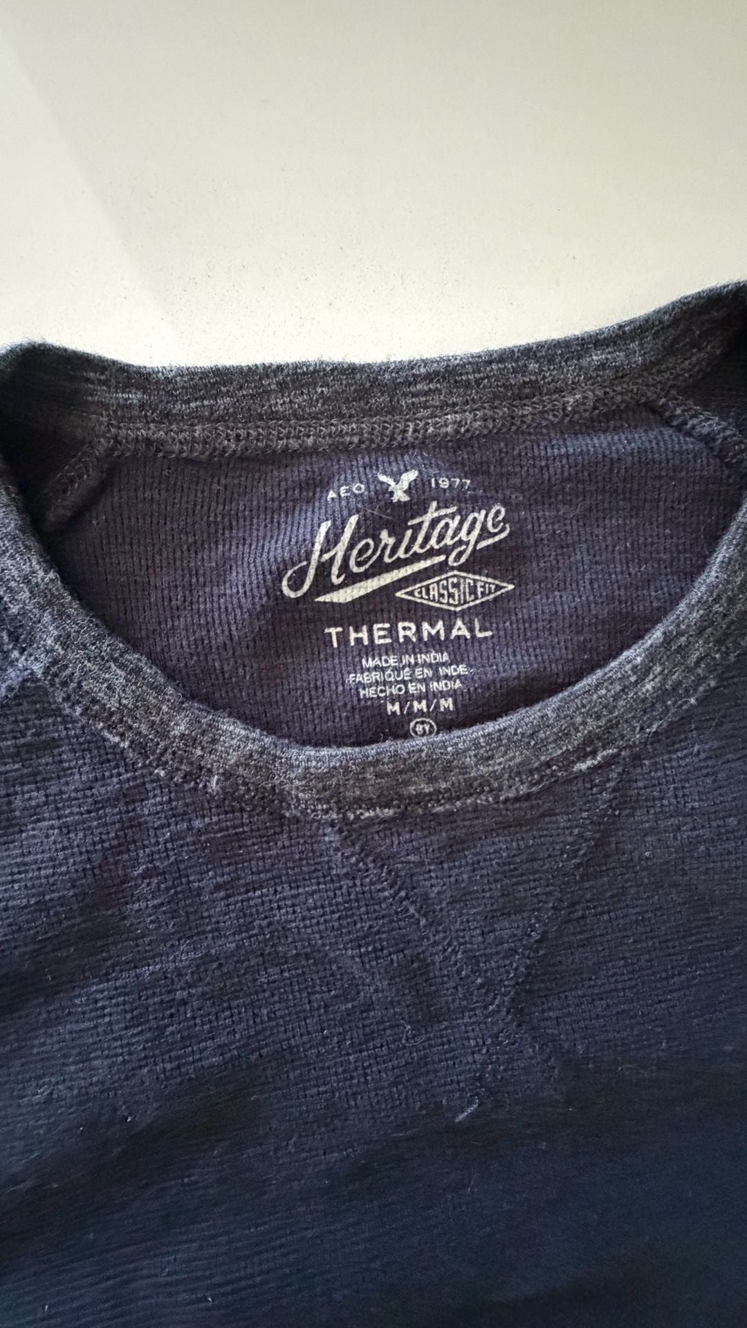 American Eagle Outfitters Heritage Thermal 100% cotton Size M 7