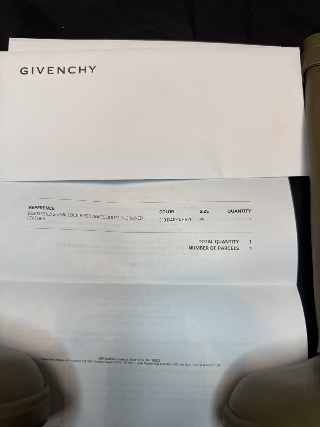 Givenchy Shark Lock Leather Boots Green 6