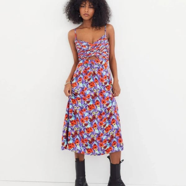 For Love & Lemons Chiara Midi Dress Size NEW
